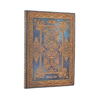 Kalendarz książkowy midi 25/26 18M Blue Luxe