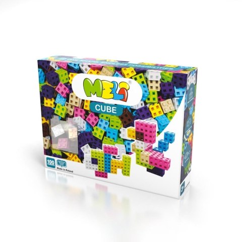Klocki konstrukcyjne Meli Cube Pink 100szt Klocki konstrukcyjne Meli Cube Pink 100szt