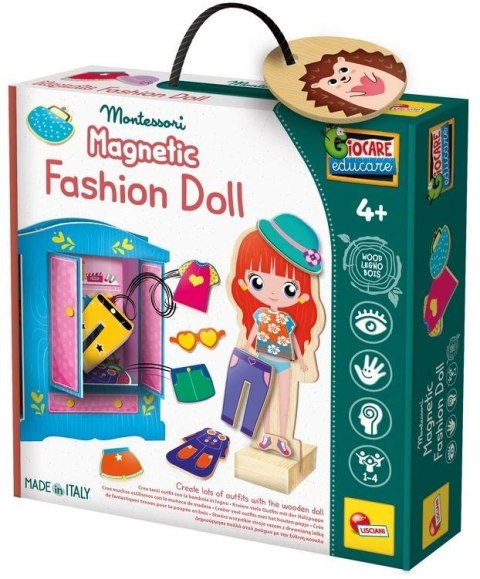 Montessori Baby Wood - Magnetyczna lalka Montessori Baby Wood - Magnetyczna lalka