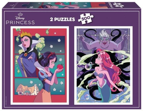 Puzzle 2x500 Królewna Śnieżka / Mała Syrenka Puzzle 2x500 Królewna Śnieżka / Mała Syrenka