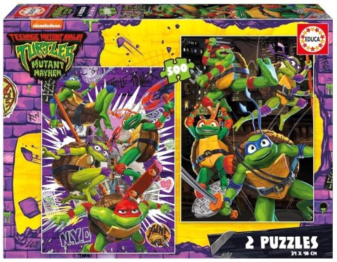 Puzzle 2x500 Wojownicze Żółwie Ninja Puzzle 2x500 Wojownicze Żółwie Ninja