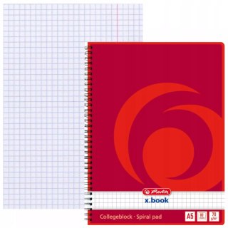 Zeszyt w kratkę A5 Herlitz 80 kartek