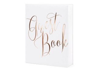 Księga Gości Guest book 20x24.5cm biały 22 kartki