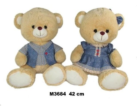 Miś w ubranku 41cm MIX Miś w ubranku 41cm MIX