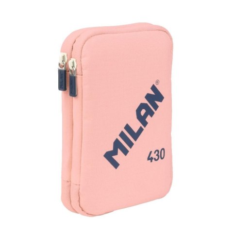 Piórnik 2 poz. z wyposaż. 430 1918 różowy MILAN Piórnik 2 poz. z wyposaż. 430 1918 różowy MILAN