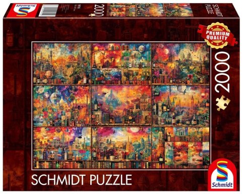 Puzzle PQ 2000 Podróże z książką i winem G3 Puzzle PQ 2000 Podróże z książką i winem G3