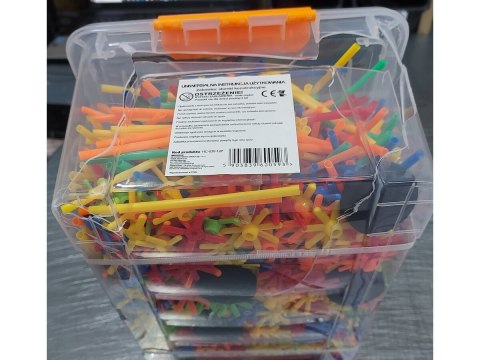 Słomki Konstrukcyjne, Klocki, Patyczki ok. 1200 Sztuk Kuferek Przecena 1 Słomki Konstrukcyjne, Klocki, Patyczki ok. 1200 Sztuk Kuferek Przecena 1