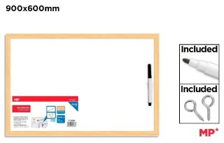 Tablica biała 60x90cm z markerem
