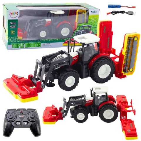 Traktor z kosiarkami zdalnie sterowany Traktor z kosiarkami zdalnie sterowany
