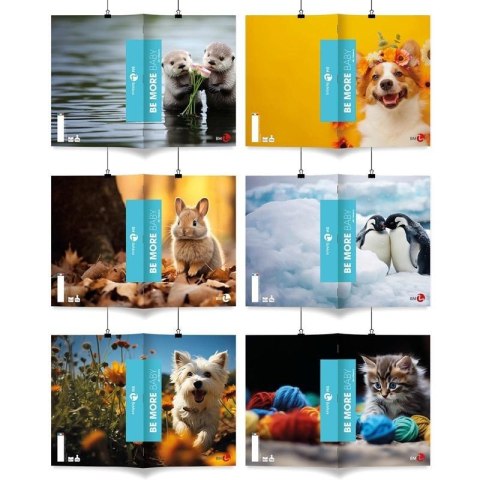 Zeszyt A4/96K kartka Be More Baby (10szt) Zeszyt A4/96K kartka Be More Baby (10szt)