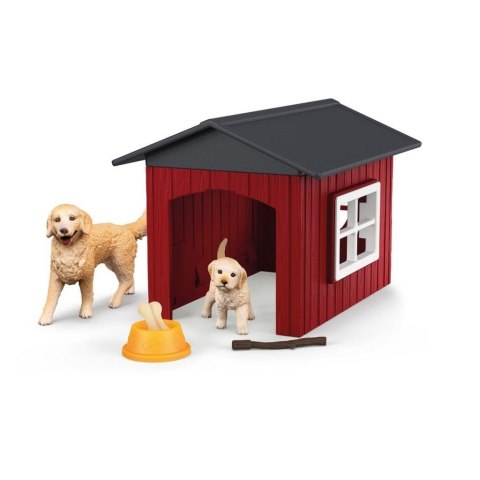 Buda dla psa z golden retrieverem Buda dla psa z golden retrieverem