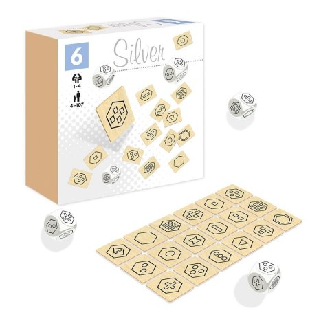 Kostki z piktogramami Silver ALEX Kostki z piktogramami Silver ALEX