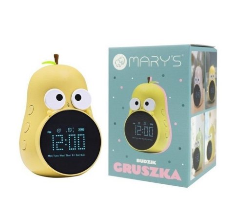 Budzik gruszka żółta Budzik gruszka żółta