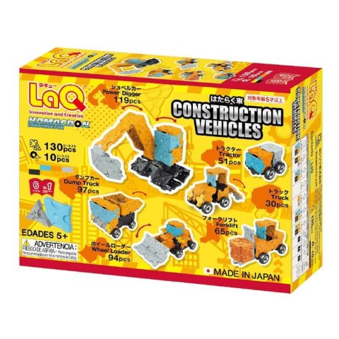 Klocki edukacyjne LaQ Construction Vehicles Klocki edukacyjne LaQ Construction Vehicles