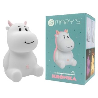 Lampka nocna LED krówka różowa