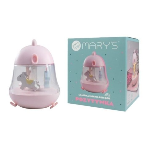 Pozytywka lampka nocna LED różowa Pozytywka lampka nocna LED różowa