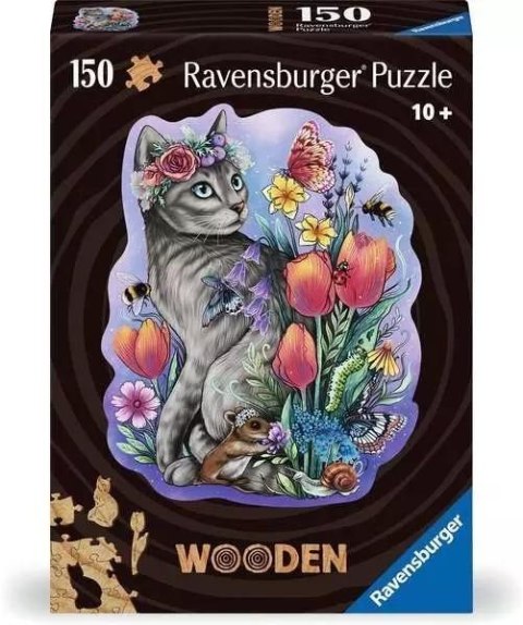 Puzzle drewniane 150 Kot Puzzle drewniane 150 Kot