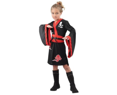 Strój dla dzieci wojowniczka Ninja rozm. 110/120cm Strój dla dzieci wojowniczka Ninja rozm. 110/120cm