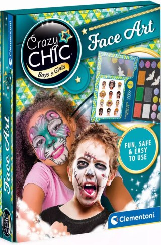 Crazy chic. Zestaw do malowania twarzy