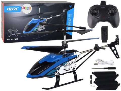 Helikopter zdalnie sterowany niebieski Helikopter zdalnie sterowany niebieski