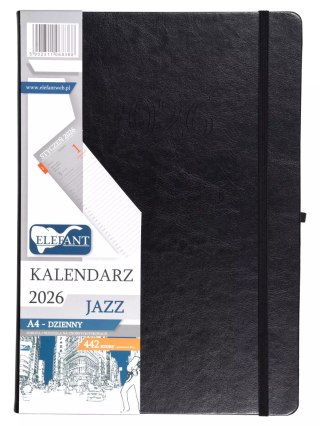 Jazz Kalendarz A4 dzienny czarny