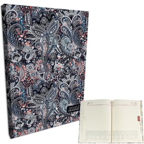 Kalendarz 2025 A4 dzienny sb/nd osobno Paisley Kalendarz 2025 A4 dzienny sb/nd osobno Paisley