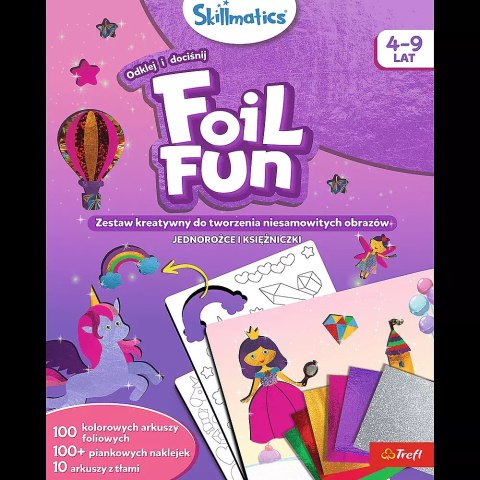 Skillmatics, Foil Fun. Jednorożce i księżniczki. Zestaw kreatywny