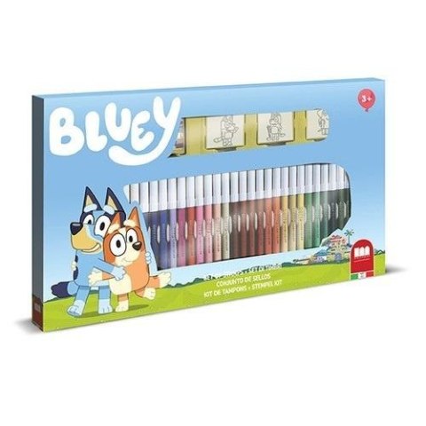 Bluey - Pieczątki i pisaki Bluey - Pieczątki i pisaki