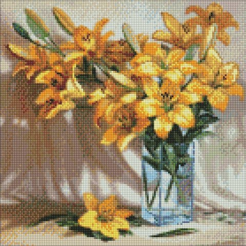 Diamentowa mozaika - Dotyk słońca 40x40cm Diamentowa mozaika - Dotyk słońca 40x40cm