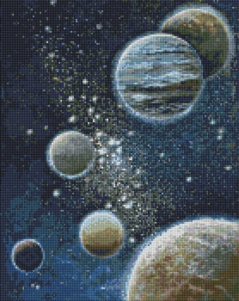 Diamentowa mozaika - Niezbadany kosmos 40x50cm Diamentowa mozaika - Niezbadany kosmos 40x50cm