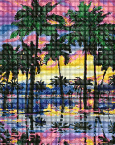Diamentowa mozaika - Rajskie wakacje 40x50cm Diamentowa mozaika - Rajskie wakacje 40x50cm