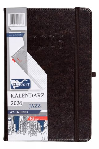 Jazz Kalendarz A5 dzienny czekoladowy