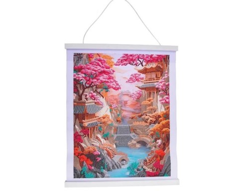 Plakat 35x45cm z mozaiką diamentową Wiśnia Plakat 35x45cm z mozaiką diamentową Wiśnia