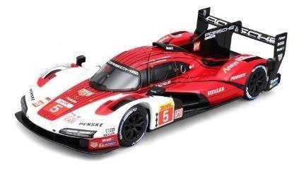 Racing Porsche 963 #5 White/Red 1:24 BBURAGO Racing Porsche 963 #5 White/Red 1:24 BBURAGO