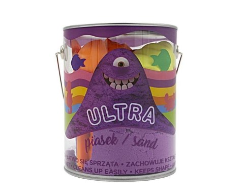 Ultra Piasek 900g fioletowy + 4 foremki Morskie... Ultra Piasek 900g fioletowy + 4 foremki Morskie...