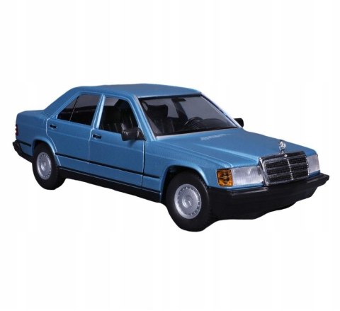 1987 Mercedes-Benz 190E Blue 1:24 BBURAGO 1987 Mercedes-Benz 190E Blue 1:24 BBURAGO