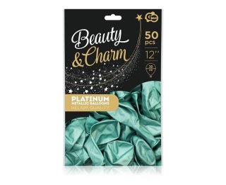 Balony Beauty&Charm platynowe 30cm 50szt