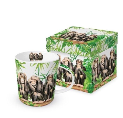 Kubek porcelanowy Trzy Małpki 350ml Kubek porcelanowy Trzy Małpki 350ml