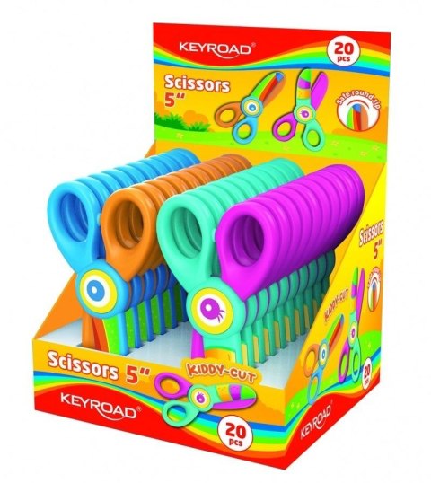 Nożyczki szkolne Kiddy-cut plastikowe (20szt) Nożyczki szkolne Kiddy-cut plastikowe (20szt)