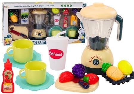 Zestaw elektryczny blender owoce światła dźwięki Zestaw elektryczny blender owoce światła dźwięki