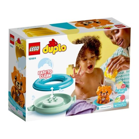 Duplo pływająca czerwona panda Duplo pływająca czerwona panda