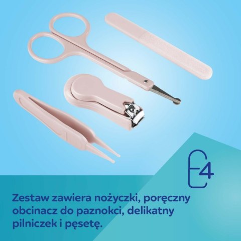 Zestaw piel. do paznokci pink