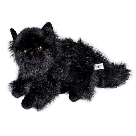 Fluffy Fam kot czarny 24cm 1/12 Fluffy Fam kot czarny 24cm 1/12