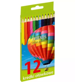 Kredki ołówkowe UNIONL 12 kolorów