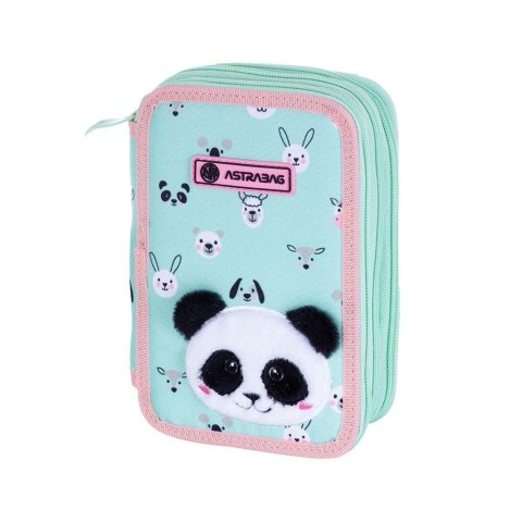 Piórnik potrójny z wyposaż Teddy Panda AC31 ASTRA Piórnik potrójny z wyposaż Teddy Panda AC31 ASTRA