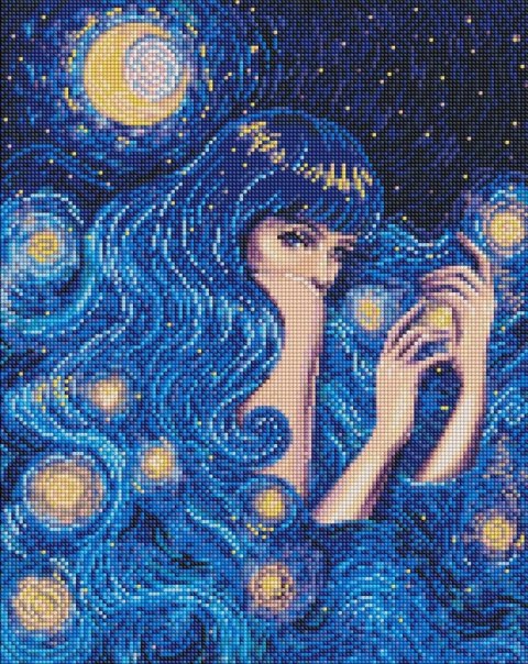 Diamentowa mozaika - Piękno gwiazdy 40x50cm Diamentowa mozaika - Piękno gwiazdy 40x50cm