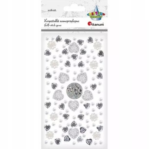 Kryształki samoprzylepne 118szt Kryształki samoprzylepne 118szt