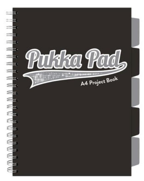 Project Book Black A4/100K kratka czarny (3szt) Project Book Black A4/100K kratka czarny (3szt)