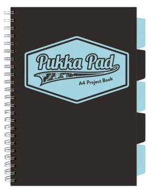 Project Book Black A4/100K kratka czarny (3szt)