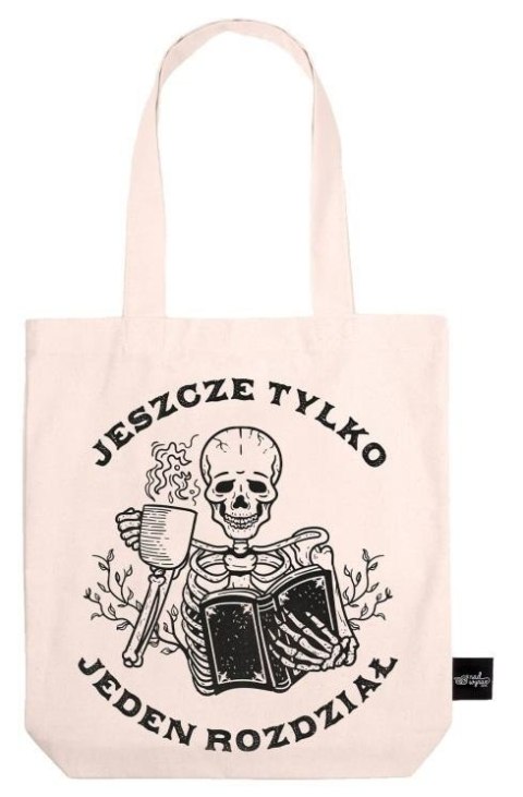 Torba bawełniana ecru Jeszcze tylko jeden rozdział Torba bawełniana ecru Jeszcze tylko jeden rozdział